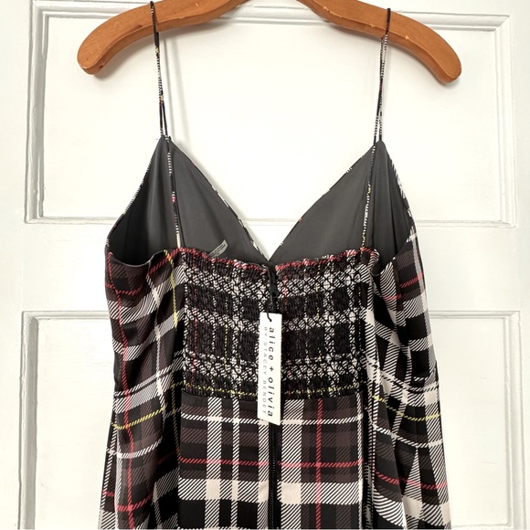 NWT Alice + Olivia Julietta Plaid Slip Dress - 90s inspired - Picture 8 of 10